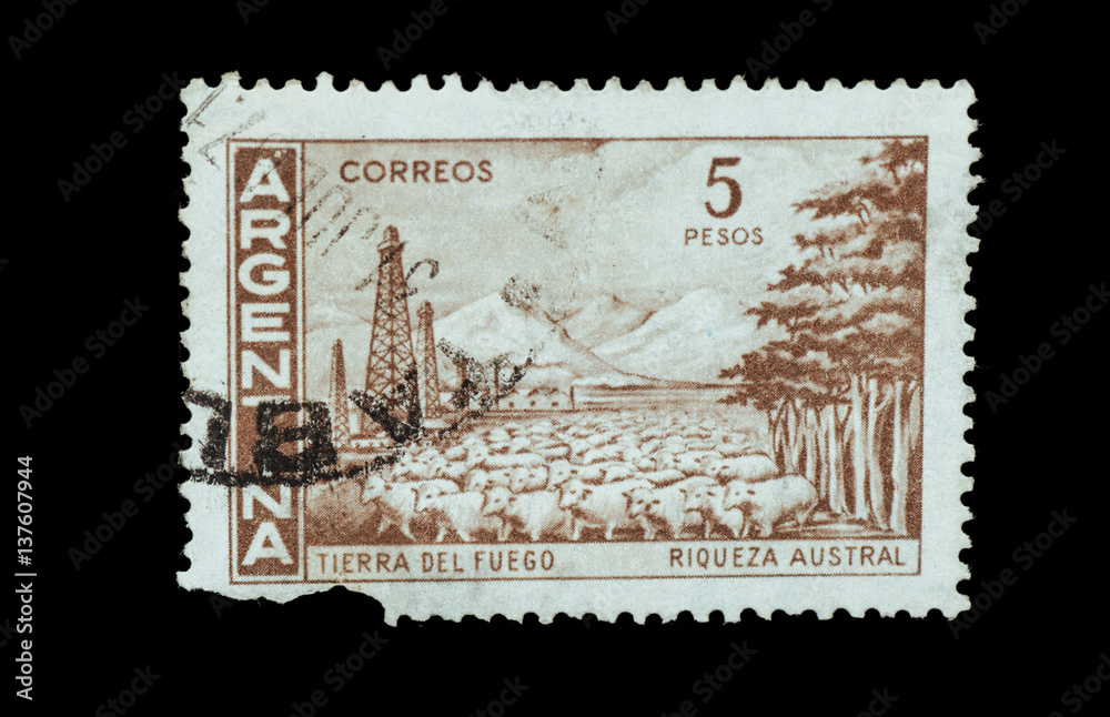 Obraz premium Postage Stamp isolated