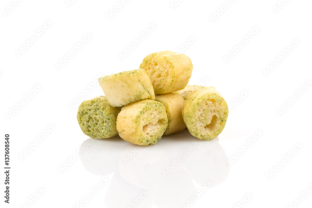 Fototapeta premium Garlic bread with herbs