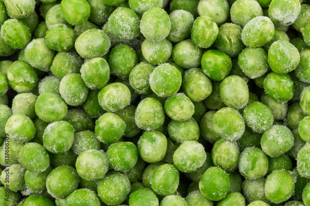 Green frozen peas