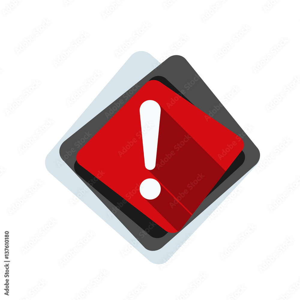 Exclamation Danger sign illustration Exclamation Danger sign illustration