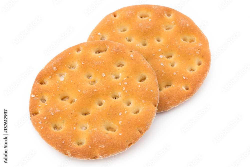 Short pastry cookies isolated on white background. Short pastry cookies isolated on white background.
