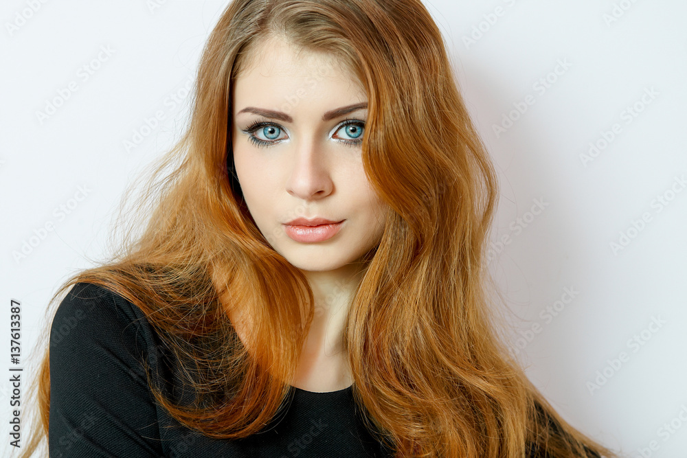 Beauty young woman portrait Beauty young woman portrait