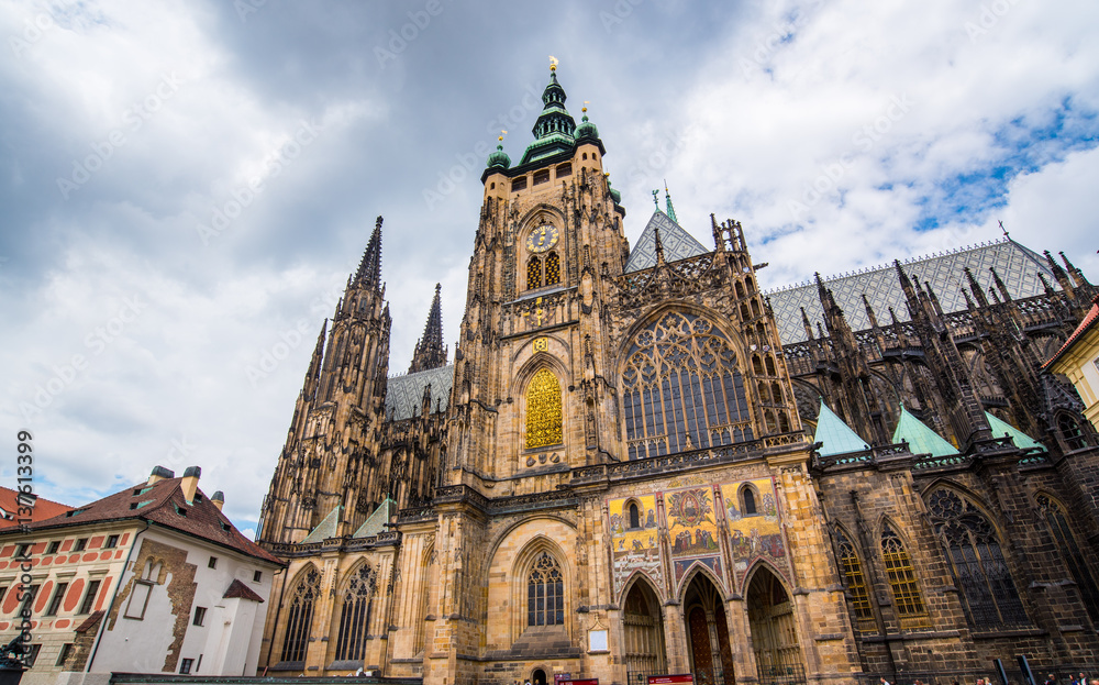 Fototapeta premium St. vitus cathedral in Prague, Czech Republic