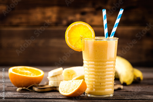 orange smoothie, healthy eating, superfood