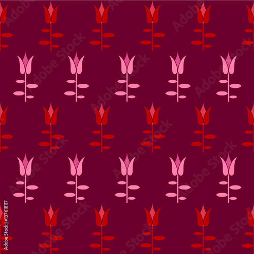 Red Flower Background