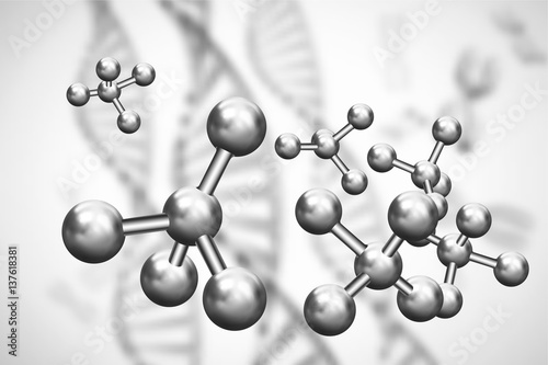 Abstract background . DNA molecule with X chromosomes