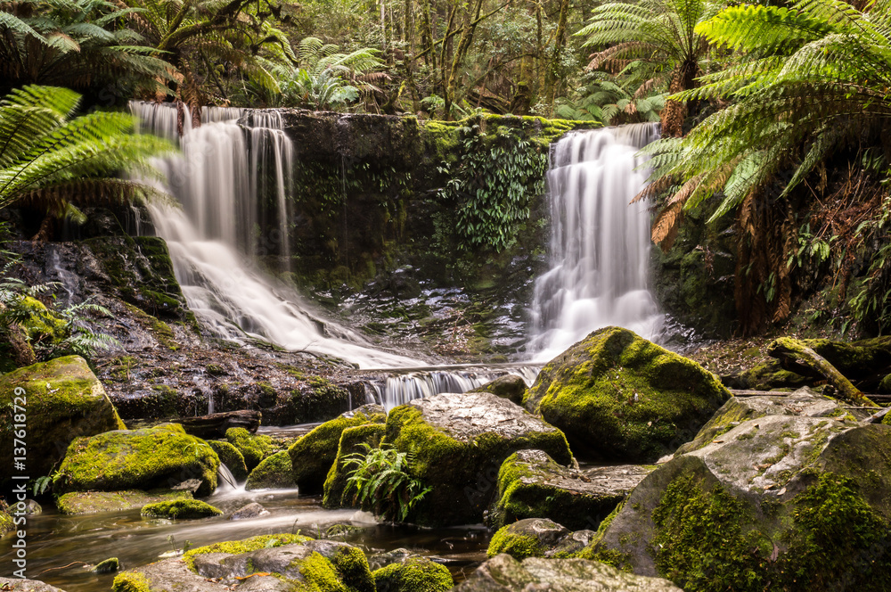Fototapeta premium Horseshoe Falls in Mt. Field National Park, Tasmania, Australia