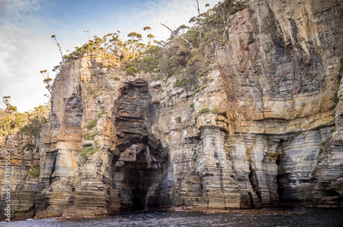 Tasman Arch from the sea, Tasman National Park, Tasmania, Australia