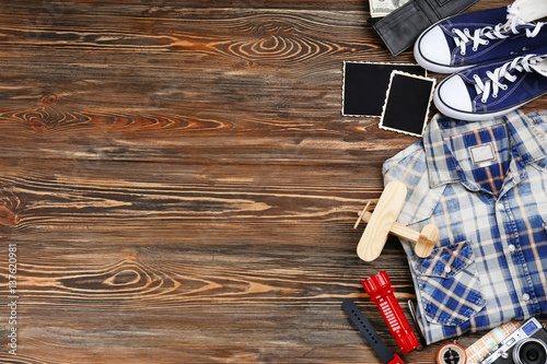Traveller's accessories on ...
