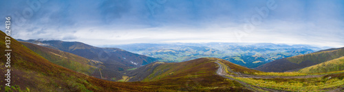 Autumn mountain panorama