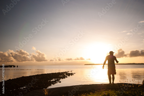 Morning light by the bay photo