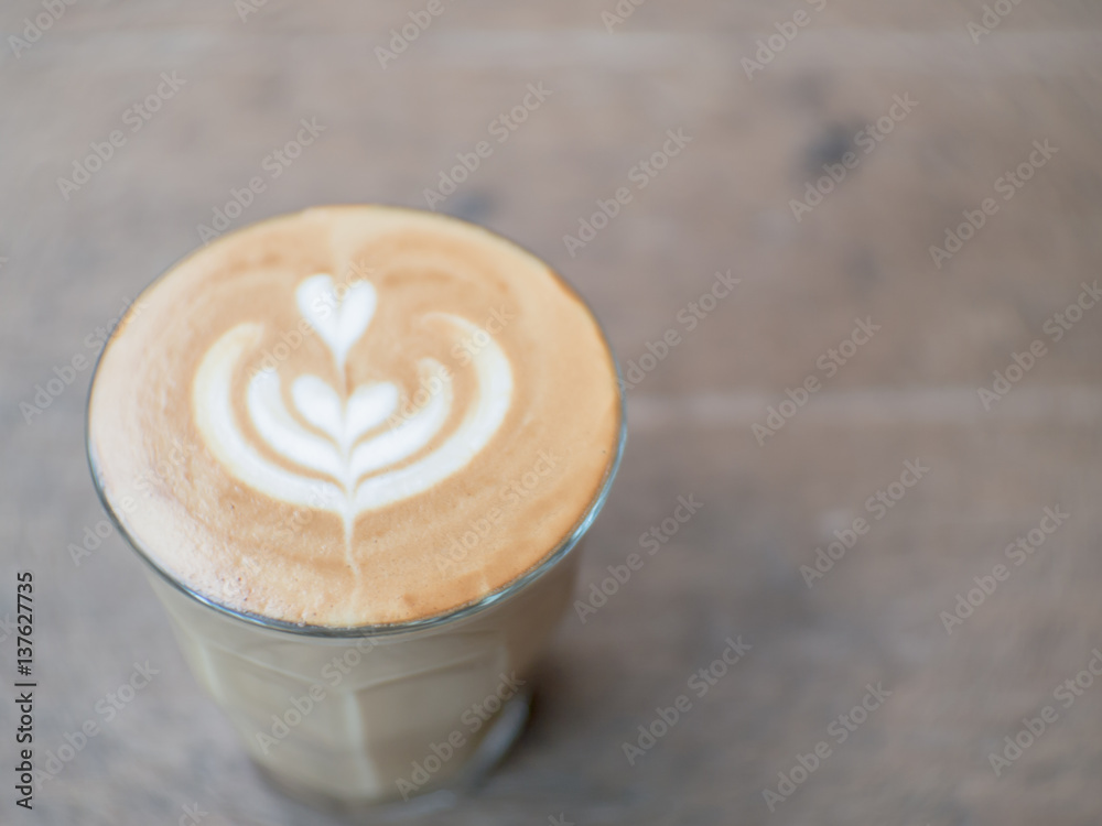 Coffee cup on a table. Coffee cup on a table.