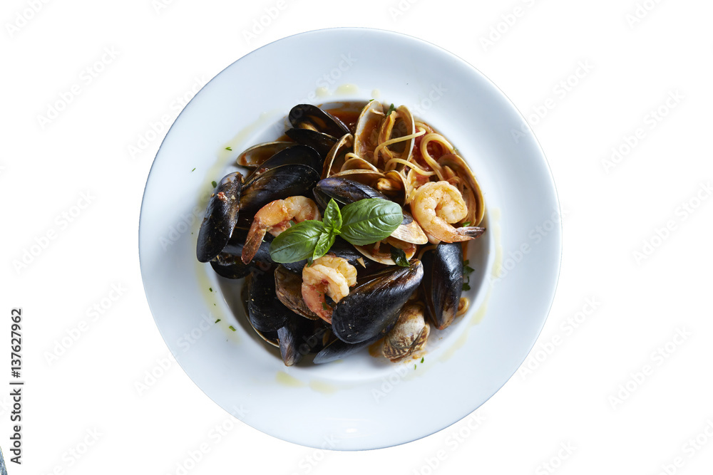 Seafood spaghetti Seafood spaghetti