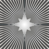 Vector geometric silver gray background. The star rays