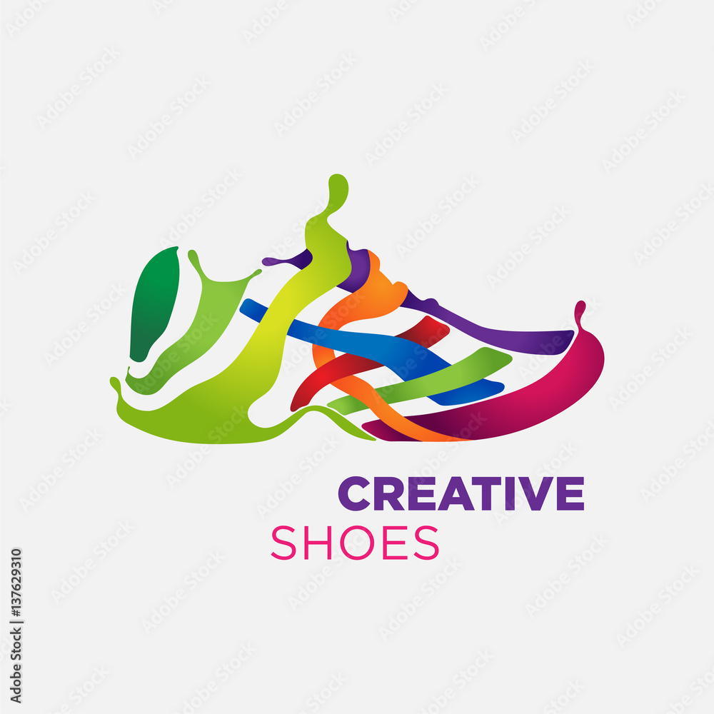 creative shoes Stock Vector | Adobe Stock