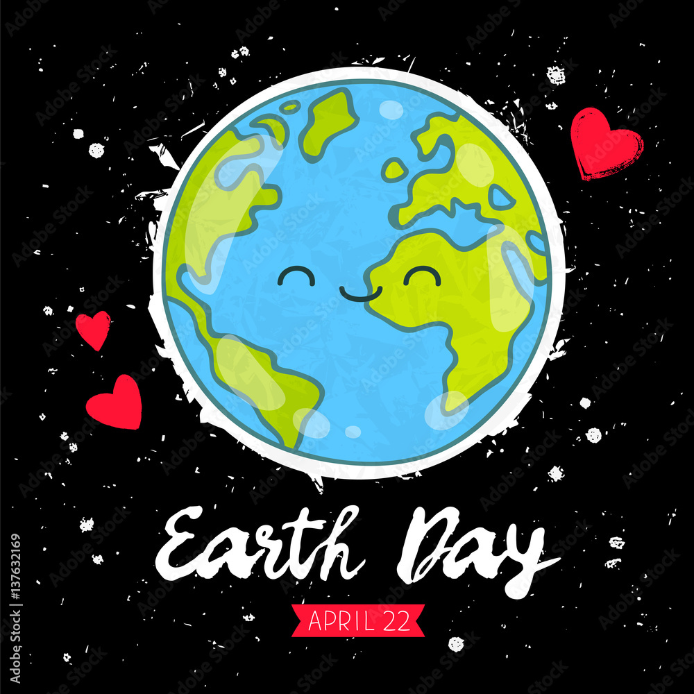 Earth Day. Gift card Earth Day. Gift card