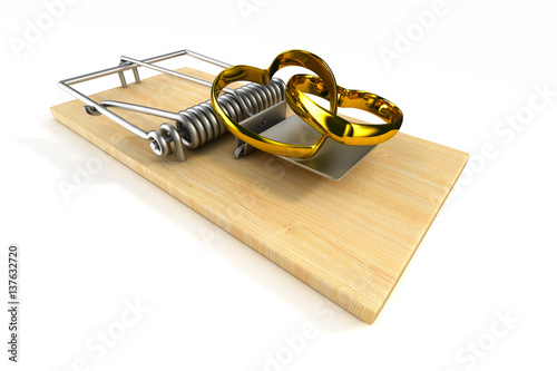 mousetrap with wedding ring...