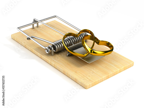 mousetrap with wedding ring...