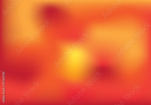 Vector colorful abstract background in horizontal of orange tones.