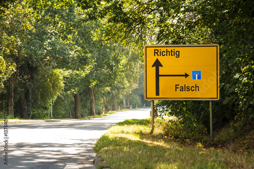 Schild 182 - Richtig