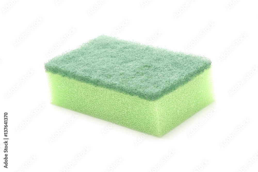 Cleaning sponges. Isolated on white background Cleaning sponges. Isolated on white background