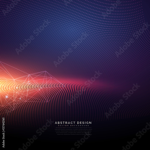 abstract technology background with light effect