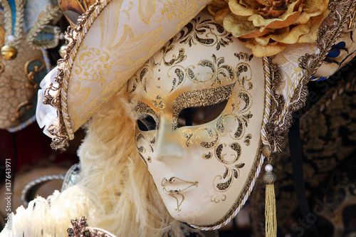 Venice mask in store on the street