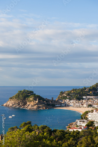 Tossa de Mar on Costa Brava in Spain