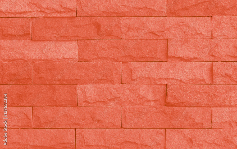 Obraz premium Orange brick wall background