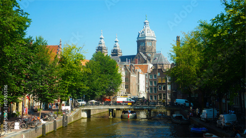 Cathedral in Amsterdam, Netherlands