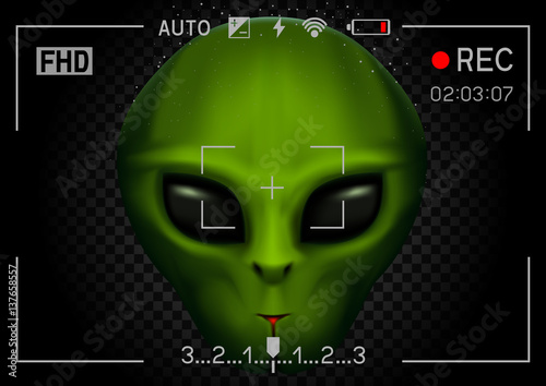 camera rec alien in dark