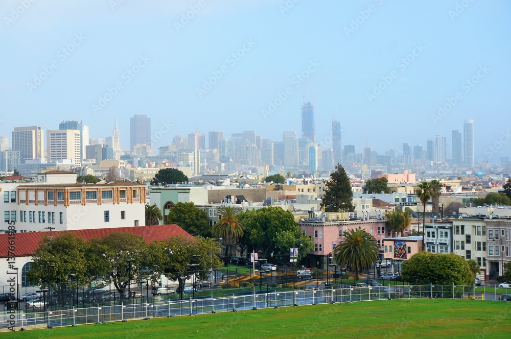 Mission Dolores park in San Francisco