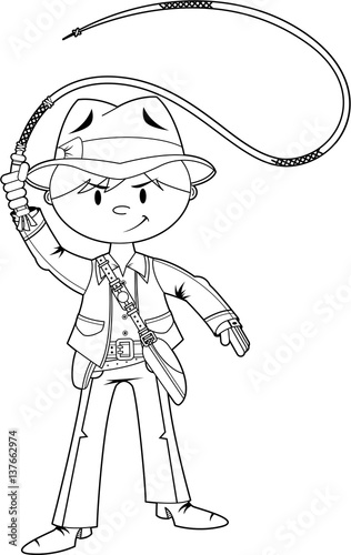 Cartoon Colour In Little Adventurer