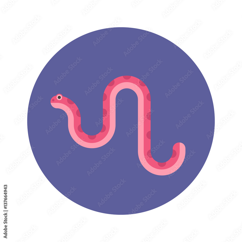A pink spotted snake A pink spotted snake