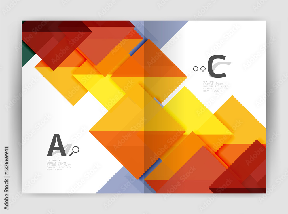 Business brochure or leaflet A4 cover template Business brochure or leaflet A4 cover template