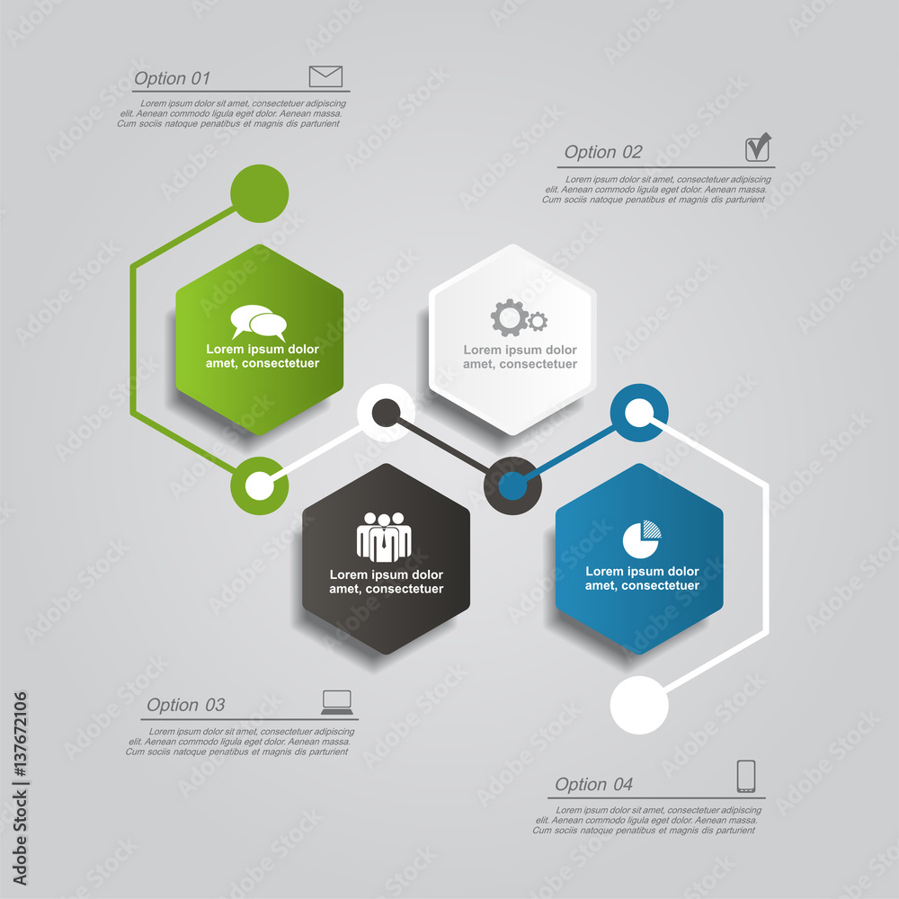 Design template with elements and icons. Vector illustration. Design template with elements and icons. Vector illustration.