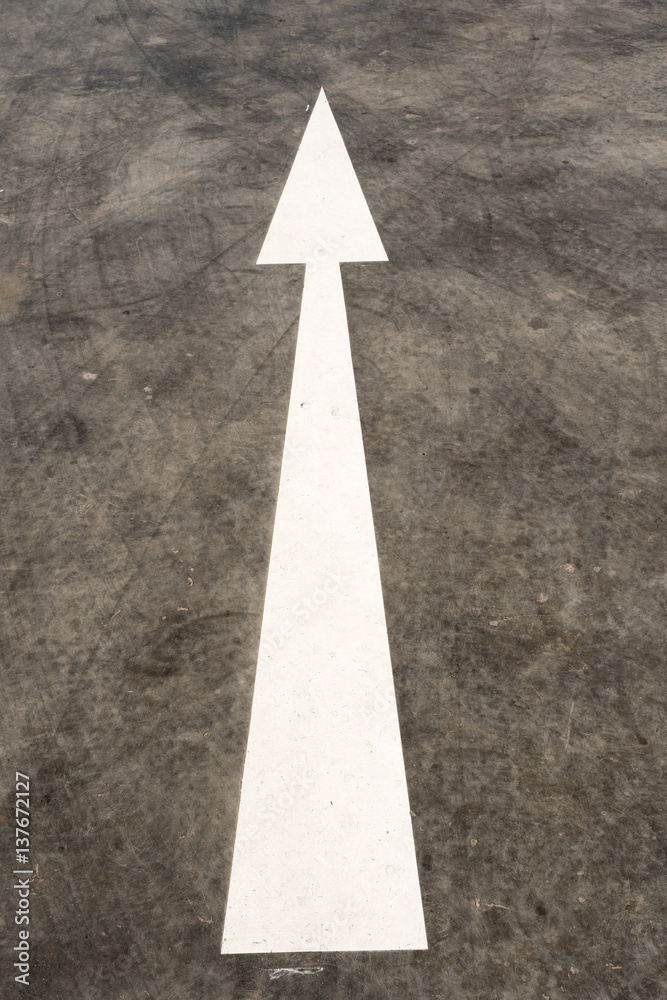 Straight Arrow Road Traffic Sign Straight Arrow Road Traffic Sign