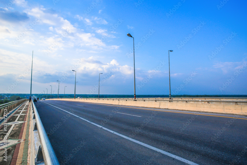 Road, Summer, Thoroughfare, Two Lane Highway