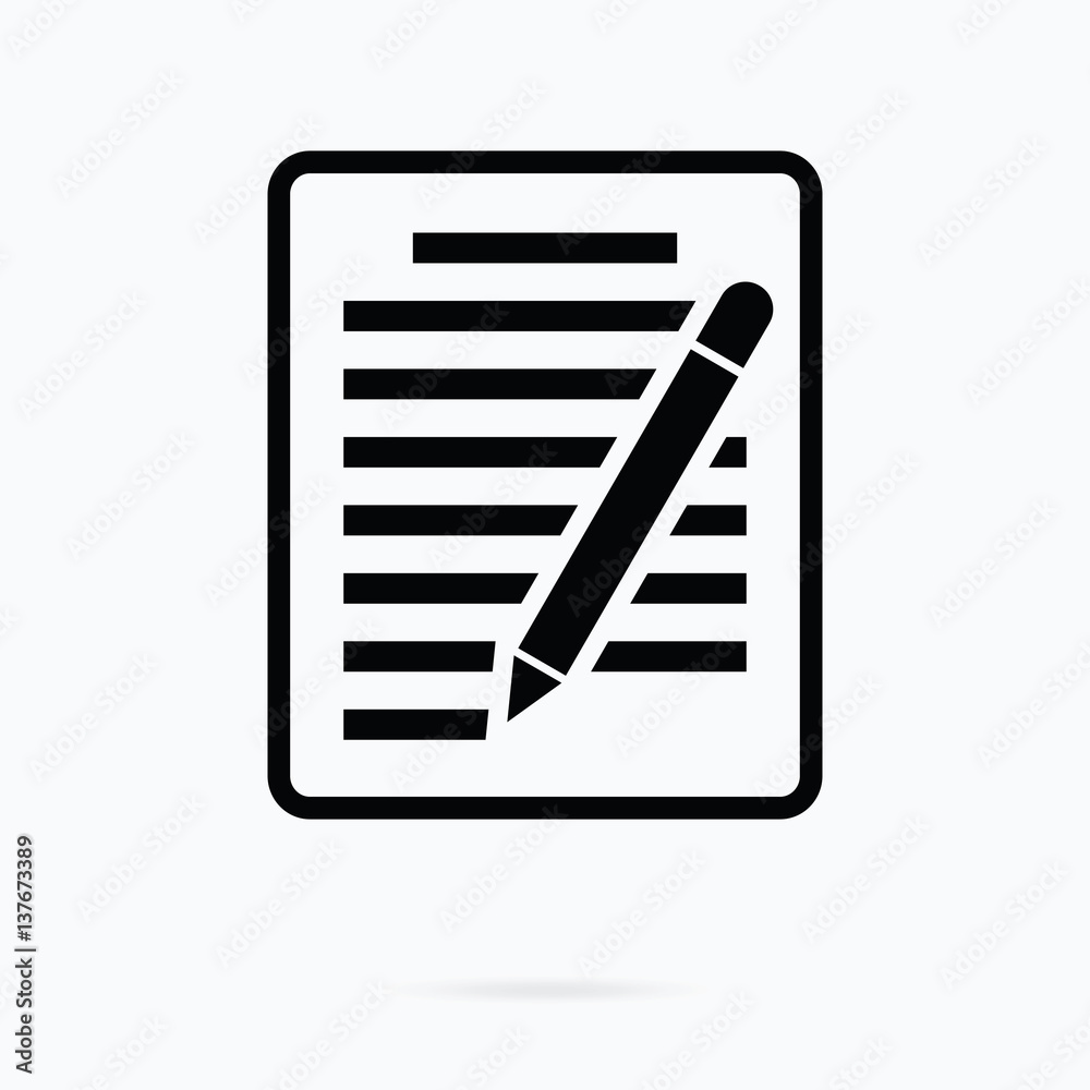 paper vector icon, vector image paper vector icon, vector image