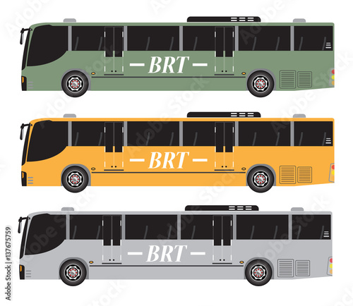 Set of Bus Rapid Transit or BRT