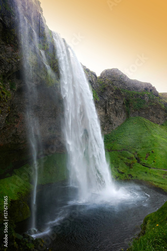 Seljandsfoss waterfall  Iceland