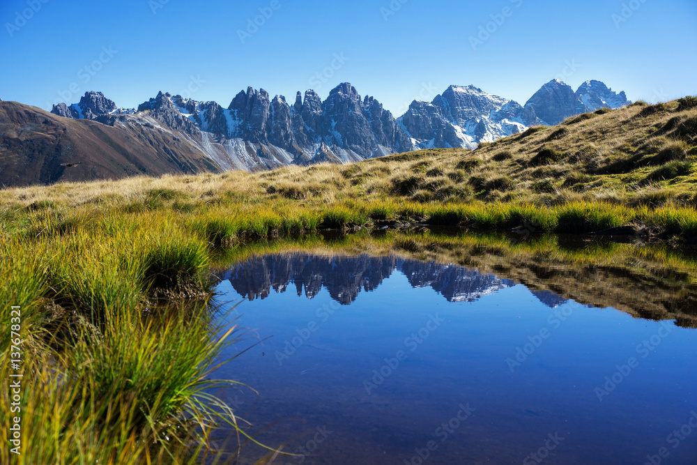 Bergsee mit Kalkkögel