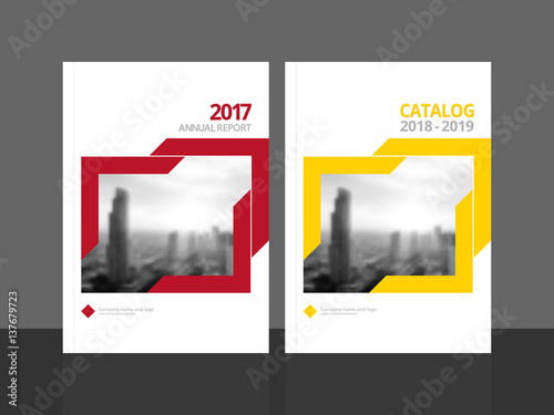 Cover design for annual report and business catalog, magazine, flyer or booklet. Brochure template layout. A4 cover vector EPS-10 sample image with Gradient Mesh.