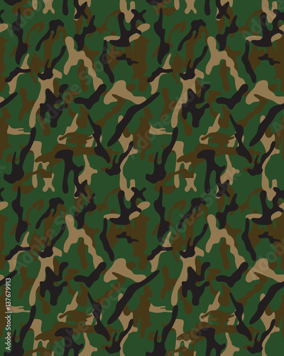 Fashionable camouflage pattern, military print .Seamless illustration