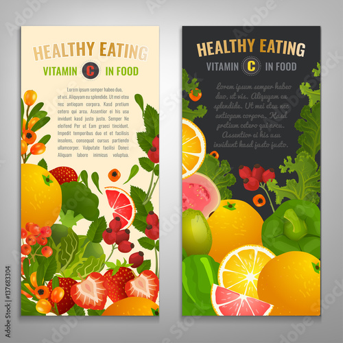 Vector Food Banners photo