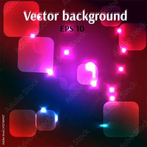 Vector shiny color background