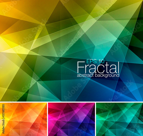 Fractal abstract background