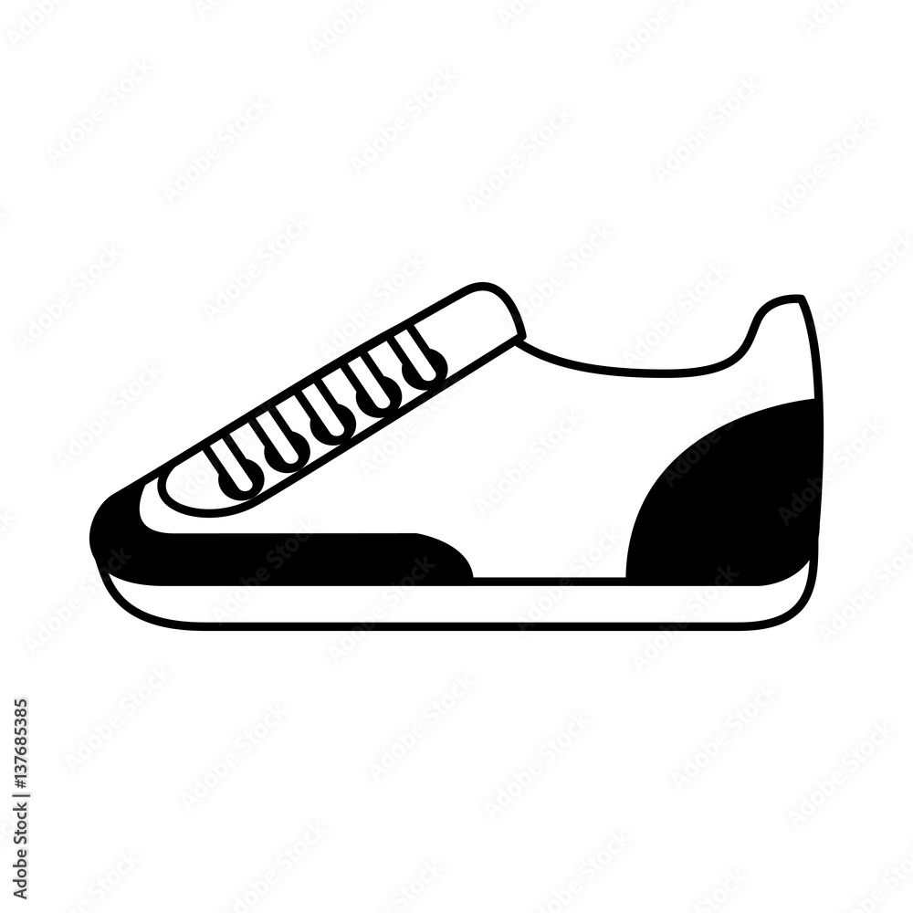 shoe sport isolated icon vector illustration design shoe sport isolated icon vector illustration design