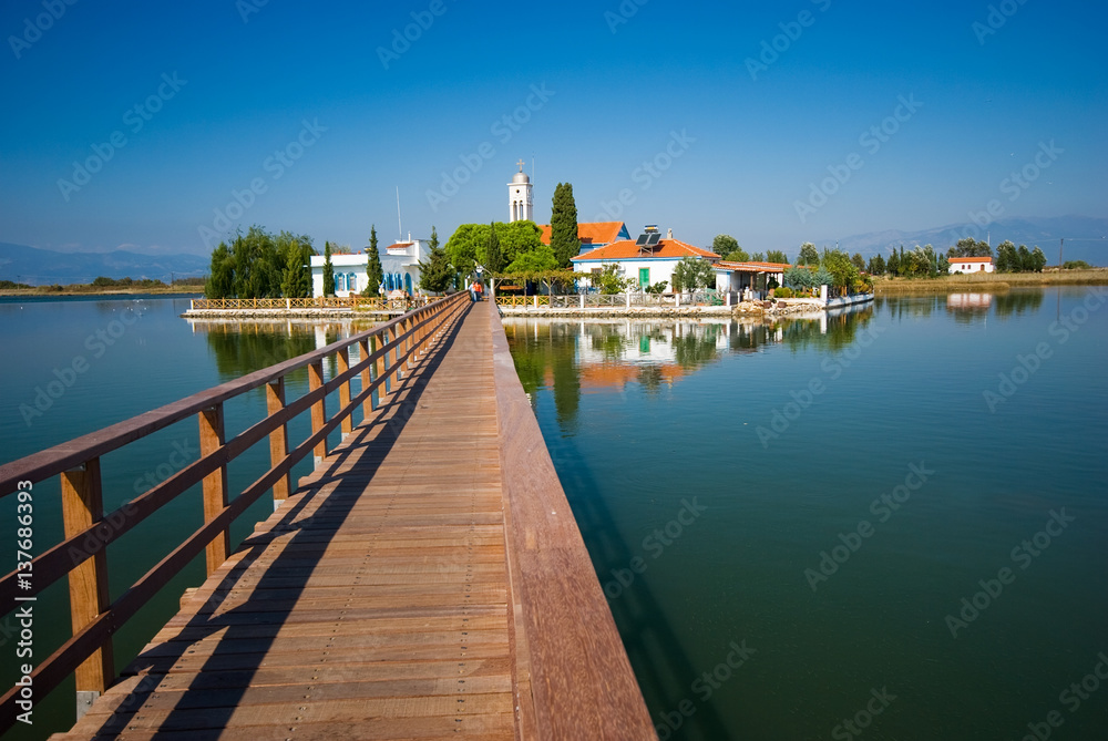 Fototapeta premium Port Lagos area at Thrace, Greece