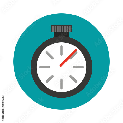 chronometer watch isolated icon vector illustration design